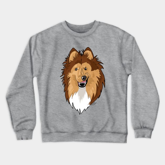 Collie Crewneck Sweatshirt by ApolloOfTheStars